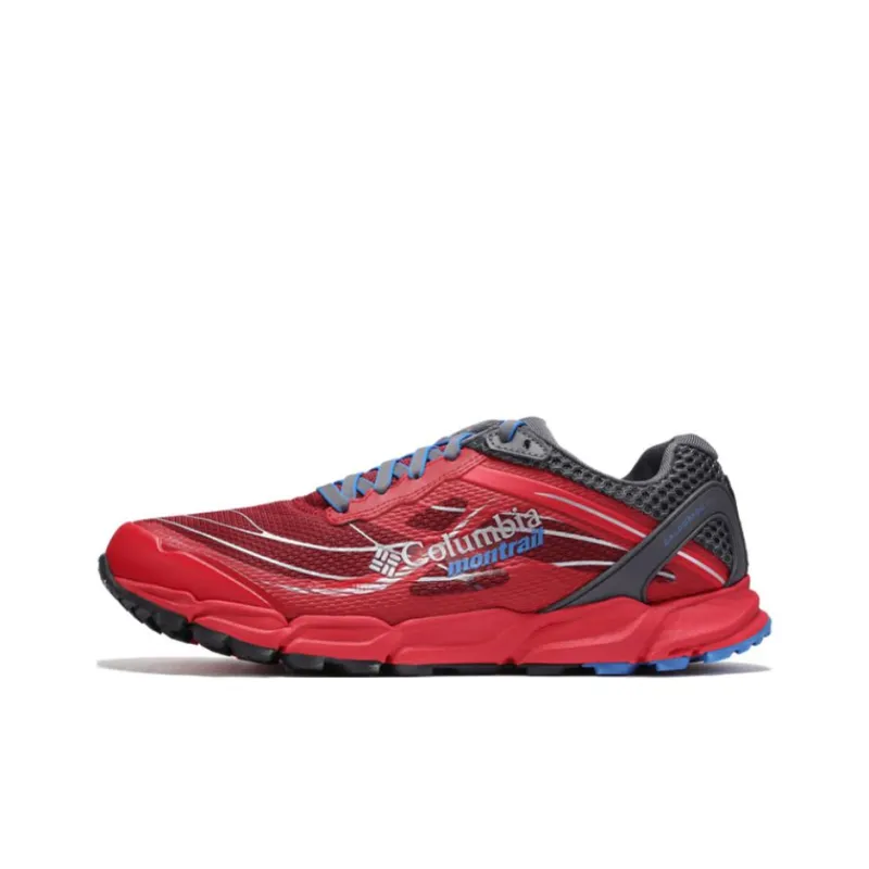 Columbia Wear resistant And Lightweight Low Top Running Shoes Men's Red-0