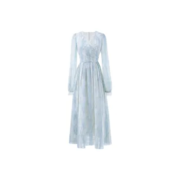 JOSR Long Sleeved Dress Women's Light Blue