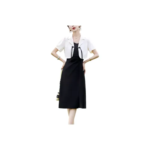 Mula Two Piece Skirt Sets Women's T Shirt+Camisole Dress