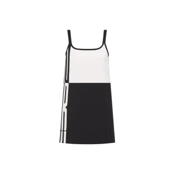 DIOR SS25 Slip Dress Women's Black White