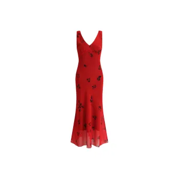 GLEE DIARY Sleeveless Dress Women's Red