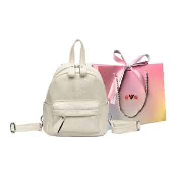 Yalu PU Backpack Regular Women's Black/Silver/Purple/White