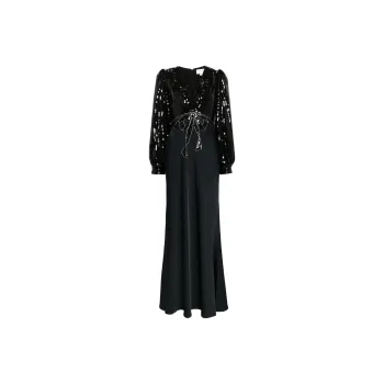 Sachin & Babi Lane Sequined Gown