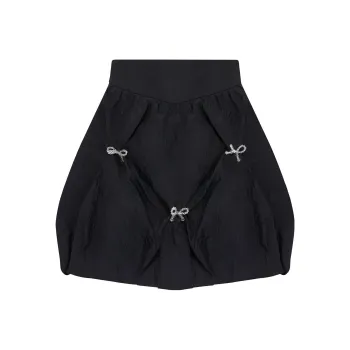 TAMMY TANGS Casual Short Skirts Women's Black