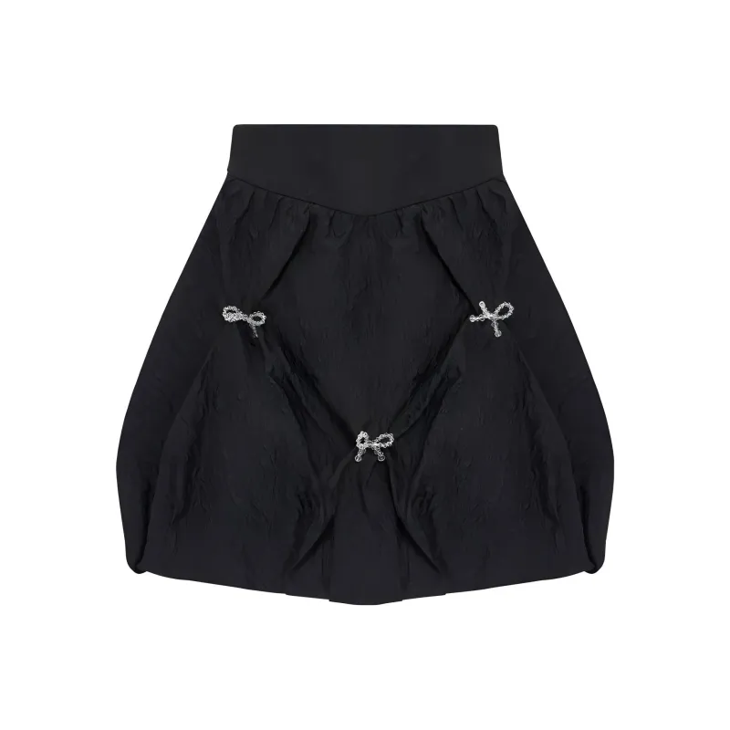 TAMMY TANGS Casual Short Skirts Women's Black-0