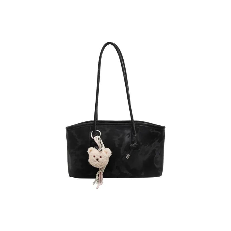 TOUTSEUL YOLO PU Shoulder Bag Women's Pink/Ecru/Silver/Black/Green-15
