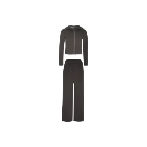 Little Pull Casual Suit Women's Dark Gray