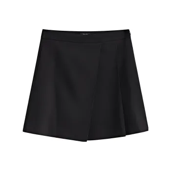Massimo Dutti Casual Short Skirts Women's Black