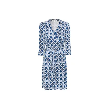 DVF Diane Von Furstenberg New Jeanne Silk Wrap Dress