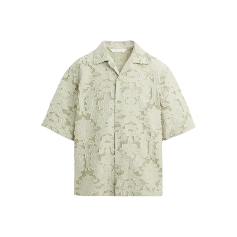 ZARA Shirts Men Khaki-0