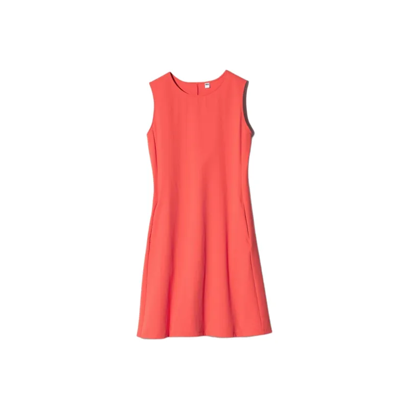 UNIQLO Sleeveless Dress Women's Agate Red-0