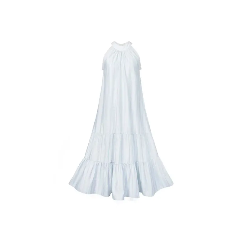 NOOING Sleeveless Dress Women's Blue-0