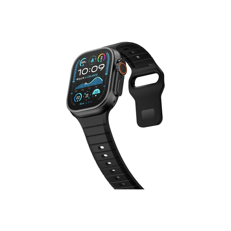 Watchbond Watch Band Apple Compatibility Fluoroelastomer Material-6