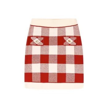 DKNY Casual Short Skirts Women's Red & Color