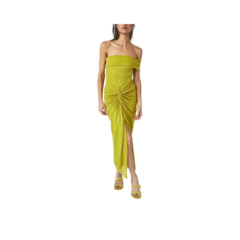 FREE PEOPLE Baobab Aria Dress Sleeveless Dress Women's Lime Green-0