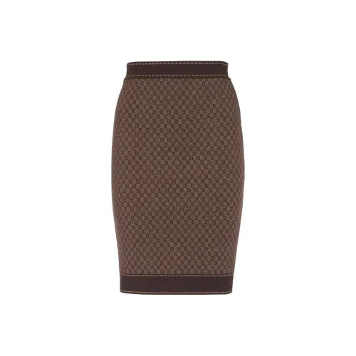 BALMAIN Mini Monogram Jacquard Skirt