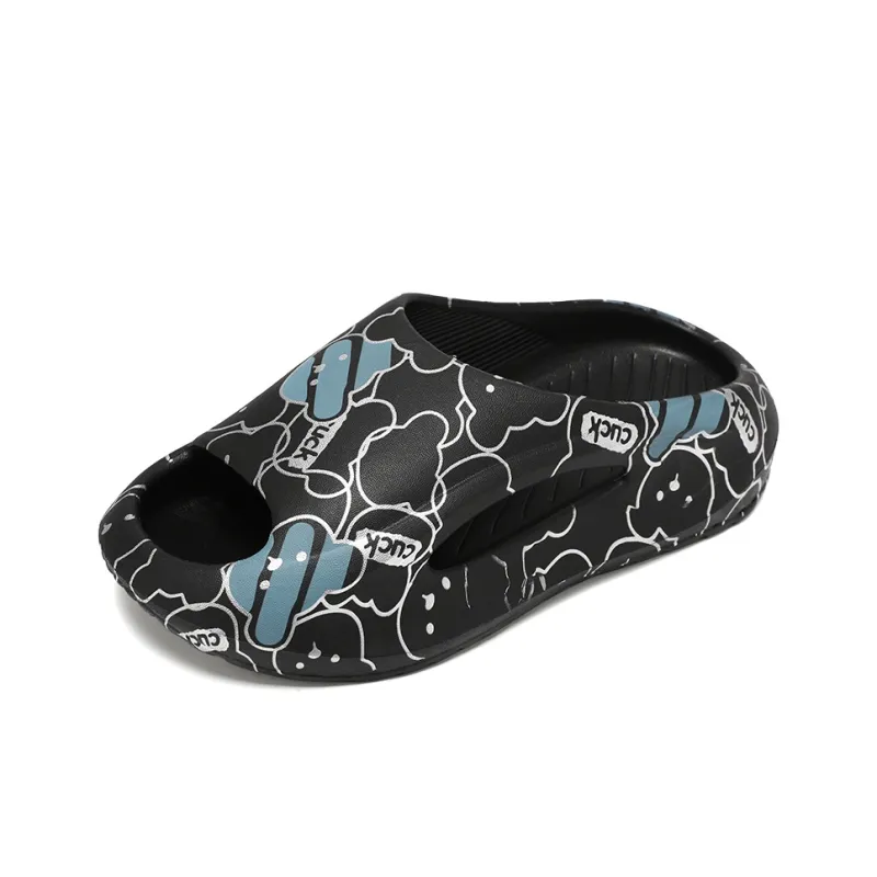 Budding Bear Slip Resistant Odor Resistant Abrasion Resistant Slide Slippers Women's-6