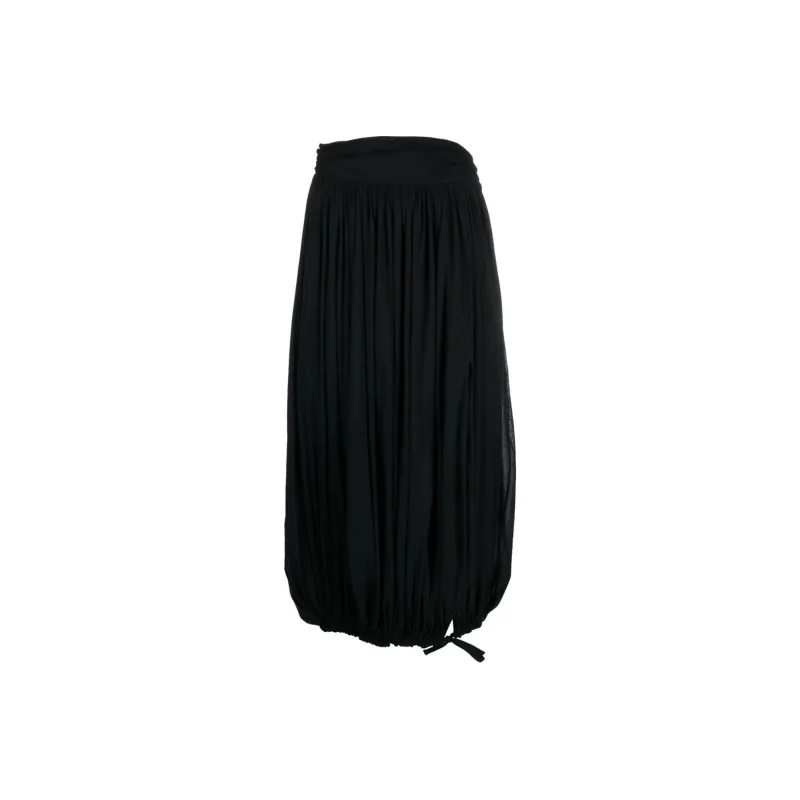 PHILOSOPHY DI LORENZO SERAFINI Pleated Puffball Midi Skirt-0