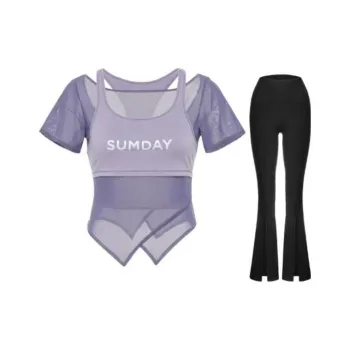 Sumday Athletics Casual Suits Women's Purple+Black