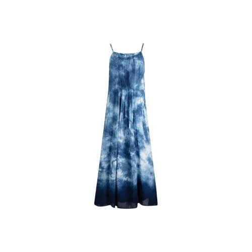 A LIFE ON THE LEFT Slip Dress Women's Plant Blue