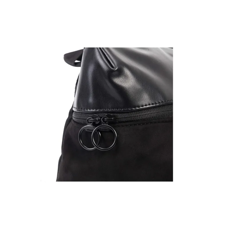 PUMA Fabric+Artificial Leather Backpack Regular Women's Black-3