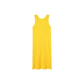 AMERICAN VINTAGE A.M SS24 ROBE FEMME SULLY Sleeveless Dress Women's Blossom Pink Yellow