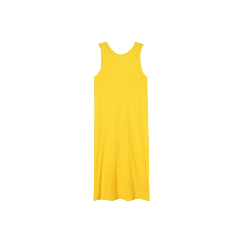 AMERICAN VINTAGE A.M SS24 ROBE FEMME SULLY Sleeveless Dress Women's Blossom Pink Yellow-0