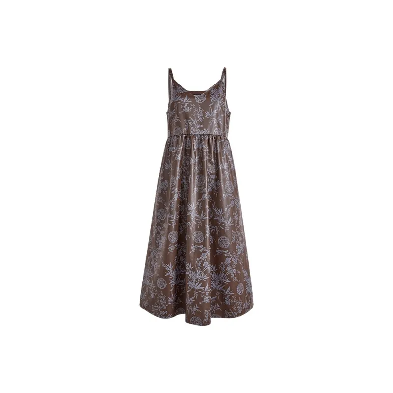 KUOSE Slip Dresses Women's Brown-0