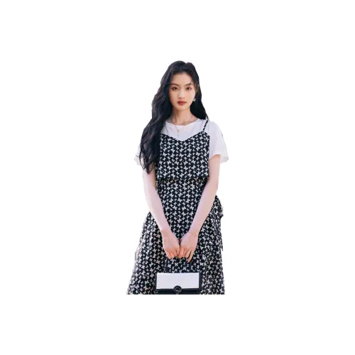 N ONE Skirt Set Women's Black White