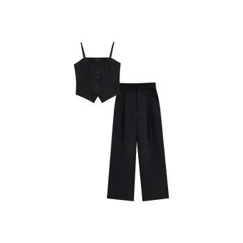 Love To Serve Casual Suit Women's Black