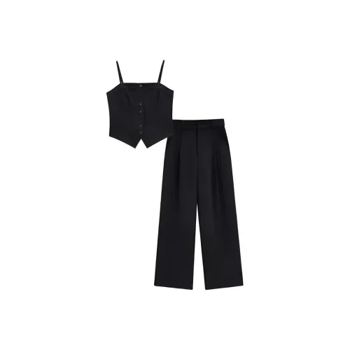 Love To Serve Casual Suit Women's Black