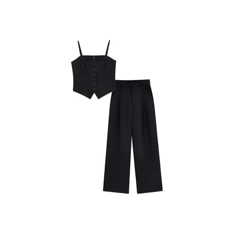 Love To Serve Casual Suit Women's Black-0
