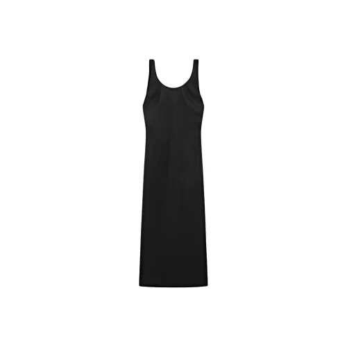 Massimo Dutti Slip Dress Women's Black