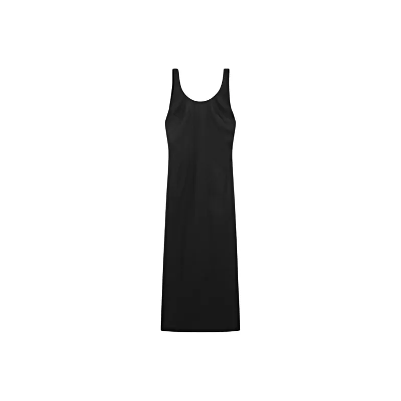 Massimo Dutti Slip Dress Women's Black-0
