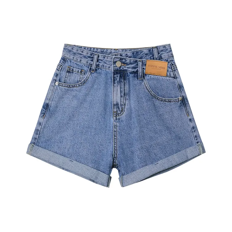 HIPPIEMISS Denim Shorts Women's Light Blue-0