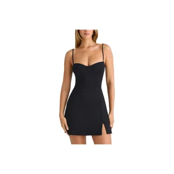 OH POLLY Emmy Slip Dresses Women's Black