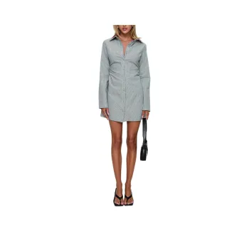 PRINCESS POLLY PUBLICITY LONG SLEEVE MINI DRESS Long Sleeved Dresses Women's BLUE/Blue