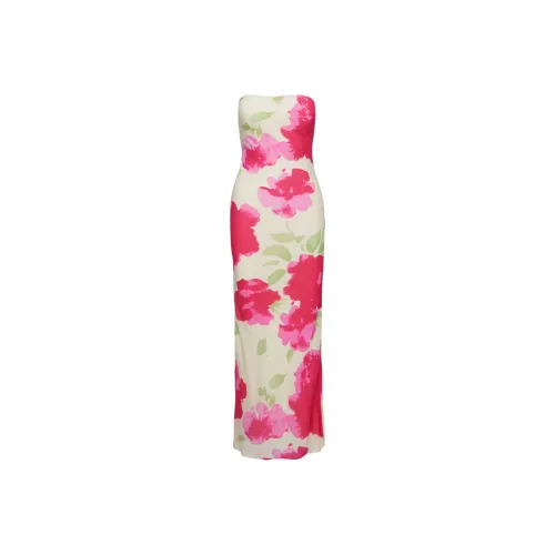 PRINCESS POLLY Best Of Me Strapless Maxi Dress Sleeveless Dress Women's Multi/Multicolor
