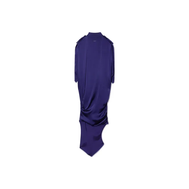OFF WHITE Key Asymmetric Hem Dress-0