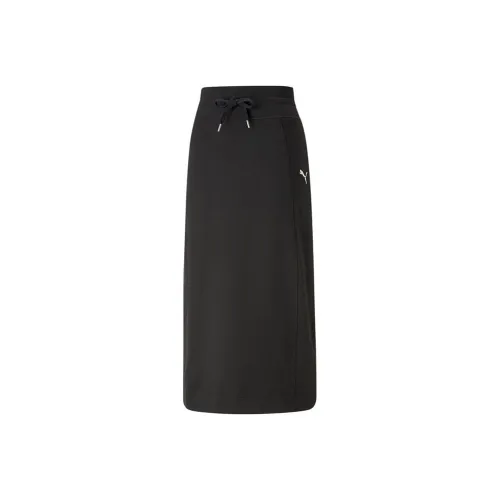 PUMA Casual Long Skirts Women's Black