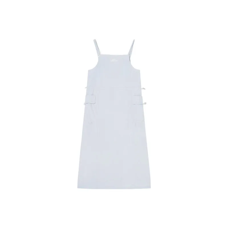 New Balance WOMENFROZEN SS25 Slip Dress Women's Light Blue-0