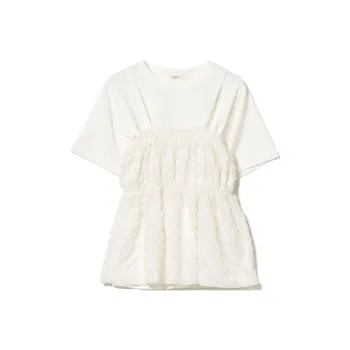 Beams Casual Suit Women's White