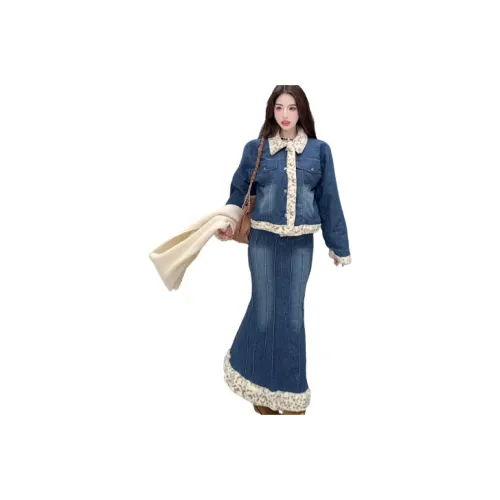 AURORA MUSE Skirt Set Women's Blue