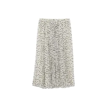 SAINT LAURENT FW23 Casual Long Skirts Women's White