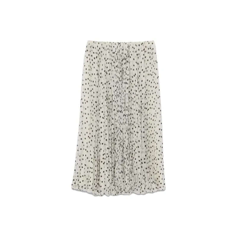 SAINT LAURENT FW23 Casual Long Skirts Women's White-0