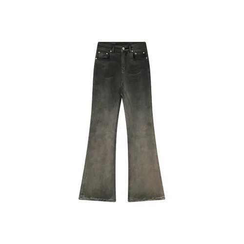 Ouyang Jeans Women's Dirty Dyed Grey