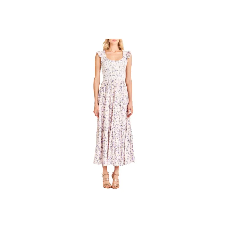 LOVESHACKFANCY Sleeveless Dress Women's Light Purple-0