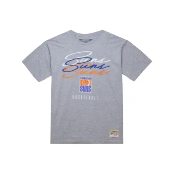 Mitchell & Ness T Shirt Unisex Gray