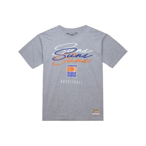 Mitchell & Ness T Shirt Unisex Gray