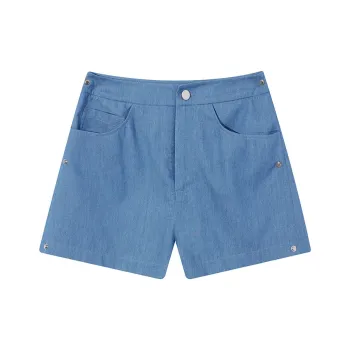 Ouyang Denim Shorts Women's Denim Blue